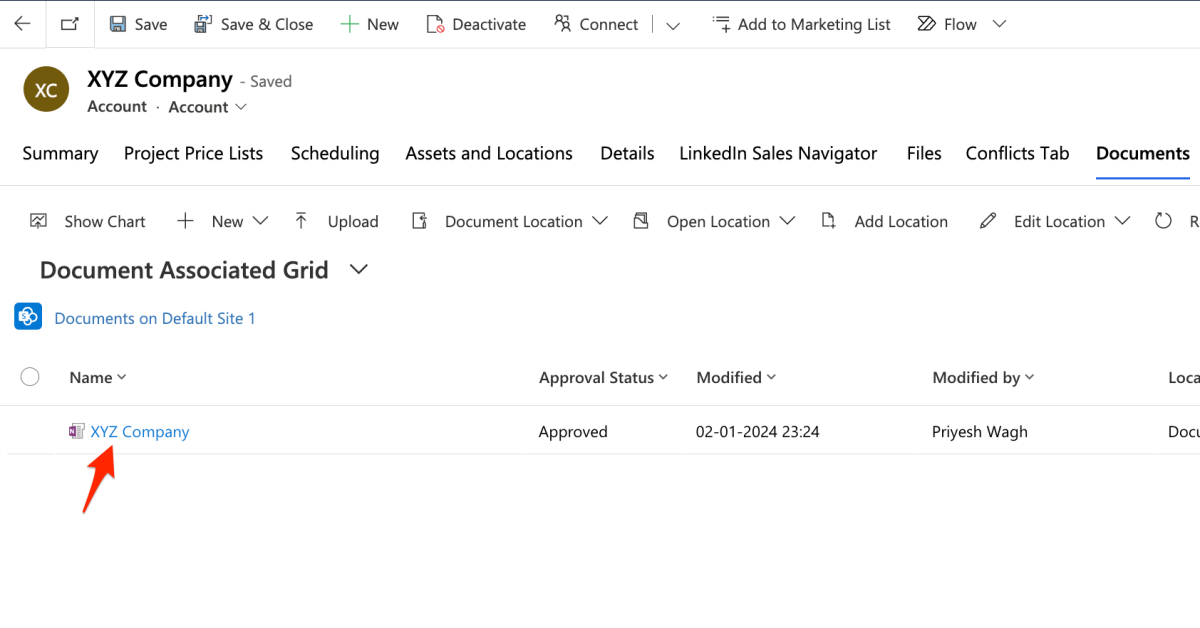 Enable OneNote Integration for Dynamics 365 Sales environment