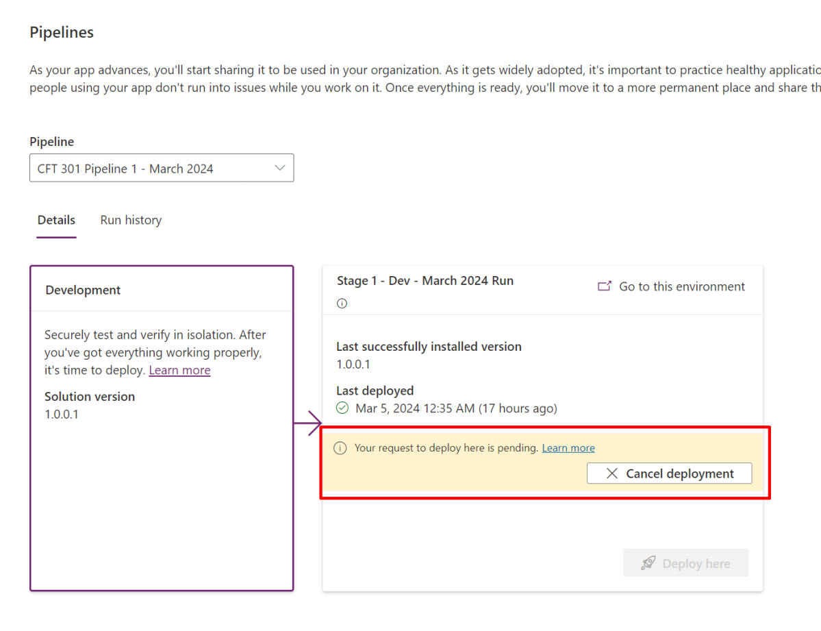 Pre-Export Step Required setting in Deployment Pipeline | Power Platform Pipelines